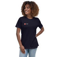 Just Make The Jump Women's Navy Tee